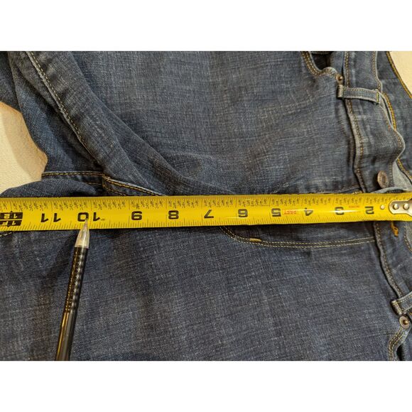 Upcycled Levi’s Floral Godet Flare Jeans Bell Bottom Boho W33 L32 34x32 - Picture 5 of 7